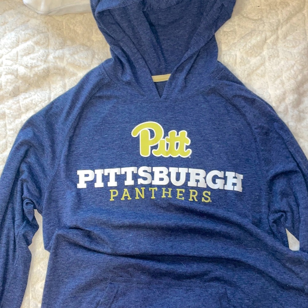 Pittsburgh Panthers long sleeve shirt with hood